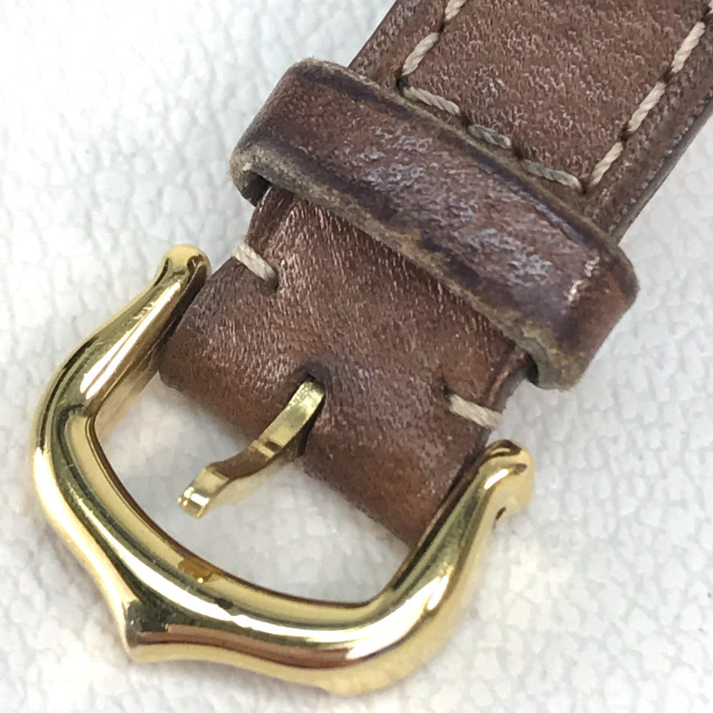 CARTIER 1801 Vintage Mastrond Vermeil Watch, SV925, Women's, Gold