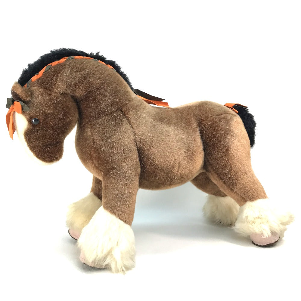 HERMES Hermie PM Horse Pony Object for Women, Brown