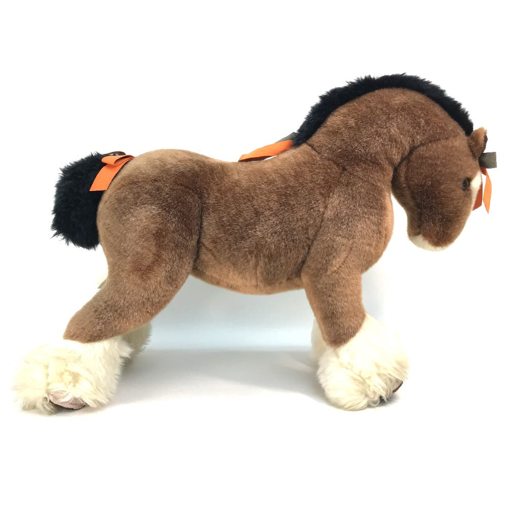 HERMES Hermie PM Horse Pony Object for Women, Brown