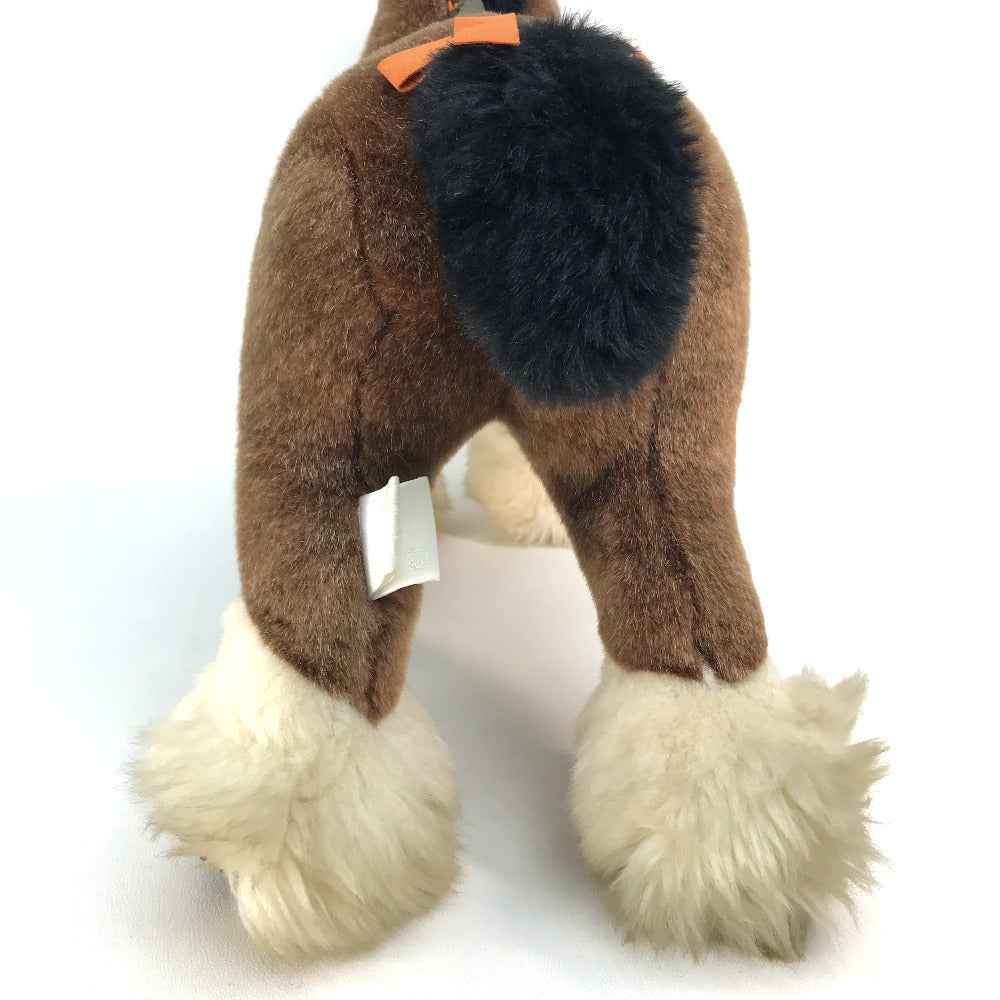 HERMES Hermie PM Horse Pony Object for Women, Brown
