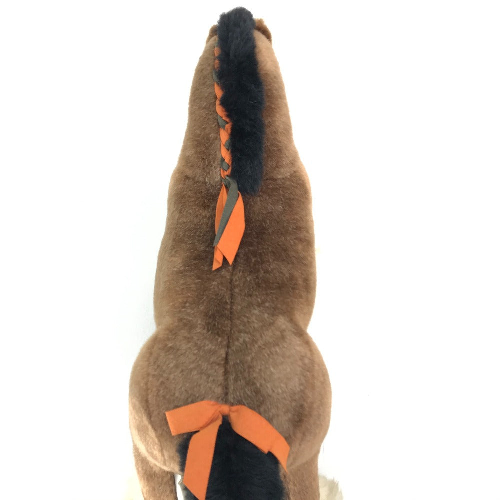 HERMES Hermie PM Horse Pony Object for Women, Brown