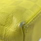 LOUIS VUITTON N41391 Damier Infini Porte Document Manjour 2-Way Shoulder Bag/Business Bag in Damier Infini Leather, Men's, Vert Ashide Yellow
