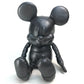 COACH F59151 75th Anniversary Mickey Mouse Doll Small Disney x COACH Plush Leather Unisex Black Silver (Metallic)