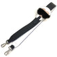 FENDI 8AV0775R7F0X93 Strap You Karlito Karl Lagerfeld Shoulder Strap Leather Women's Black/White/Blue