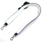 FENDI 8AV0775R7F0X93 Strap You Karlito Karl Lagerfeld Shoulder Strap Leather Women's Black/White/Blue