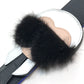 FENDI 8AV0775R7F0X93 Strap You Karlito Karl Lagerfeld Shoulder Strap Leather Women's Black/White/Blue