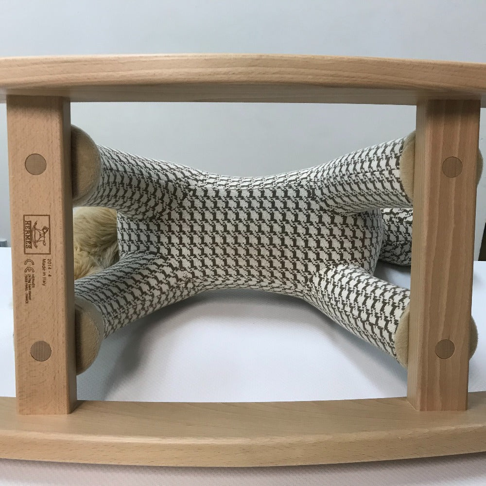 HERMES Hermie Plaything Object Cotton Kids Etoupe Beige
