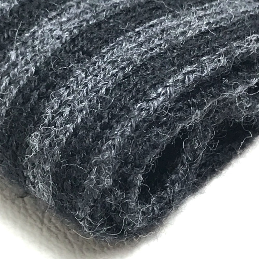 LOUIS VUITTON 401910 シェブロンストライプ 総柄 ロゴ マフラー ウール メンズ ブラック/グレー - brandshop-reference