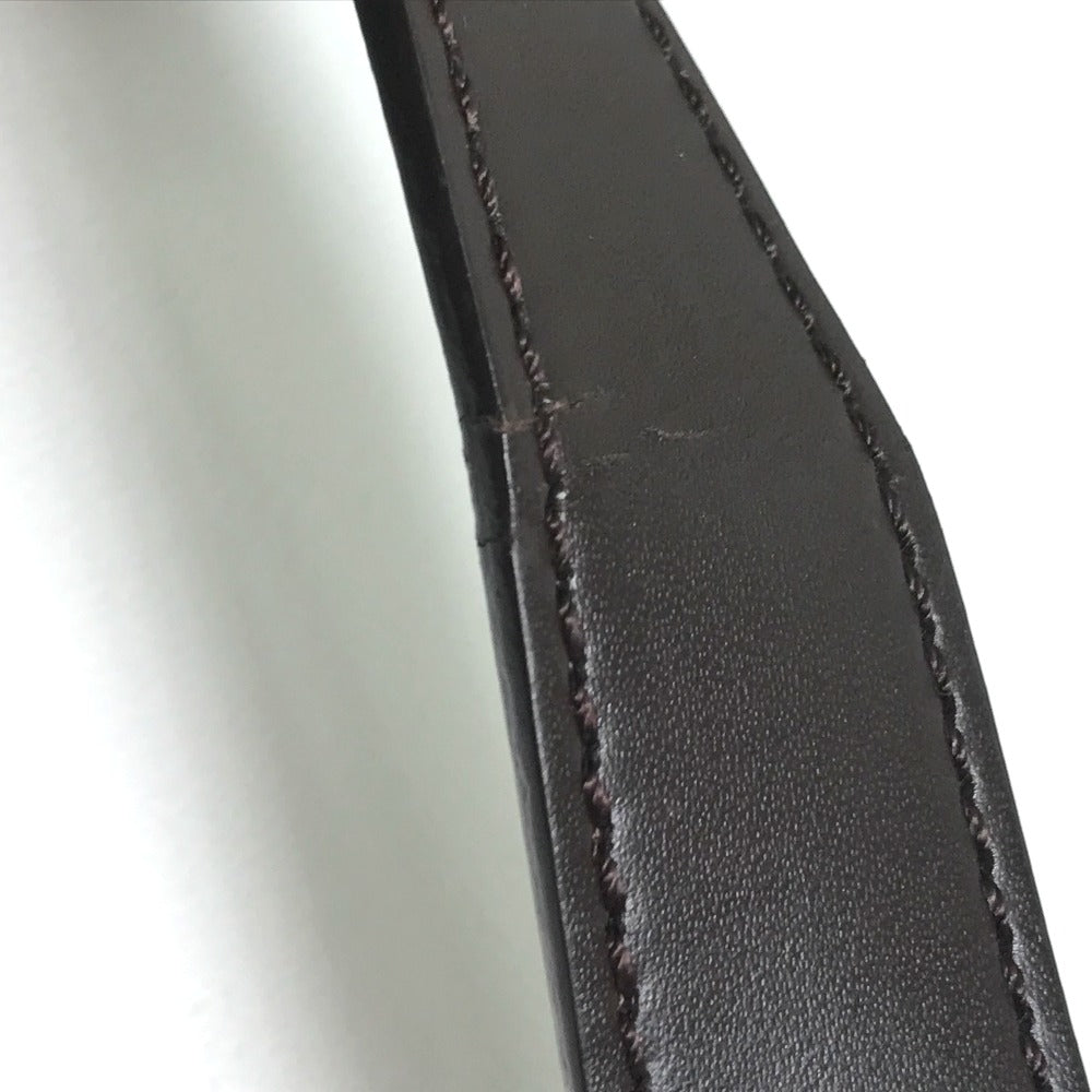 LOUIS VUITTON N45271 Damier Portobello Shoulder Bag, Damier Canvas, Ebene Brown, Women's