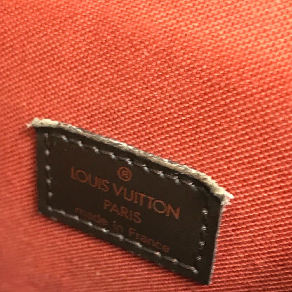 LOUIS VUITTON N45271 Damier Portobello Shoulder Bag, Damier Canvas, Ebene Brown, Women's