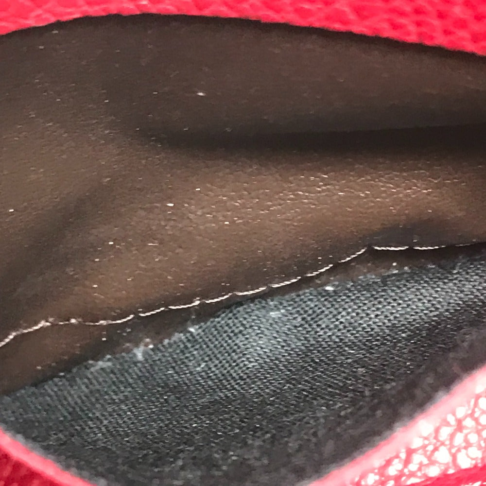 LOUIS VUITTON M68571 Monogram Empreinte Zippy Wallet, Monogram Empreinte Leather, Women's, Cherry Berry Red