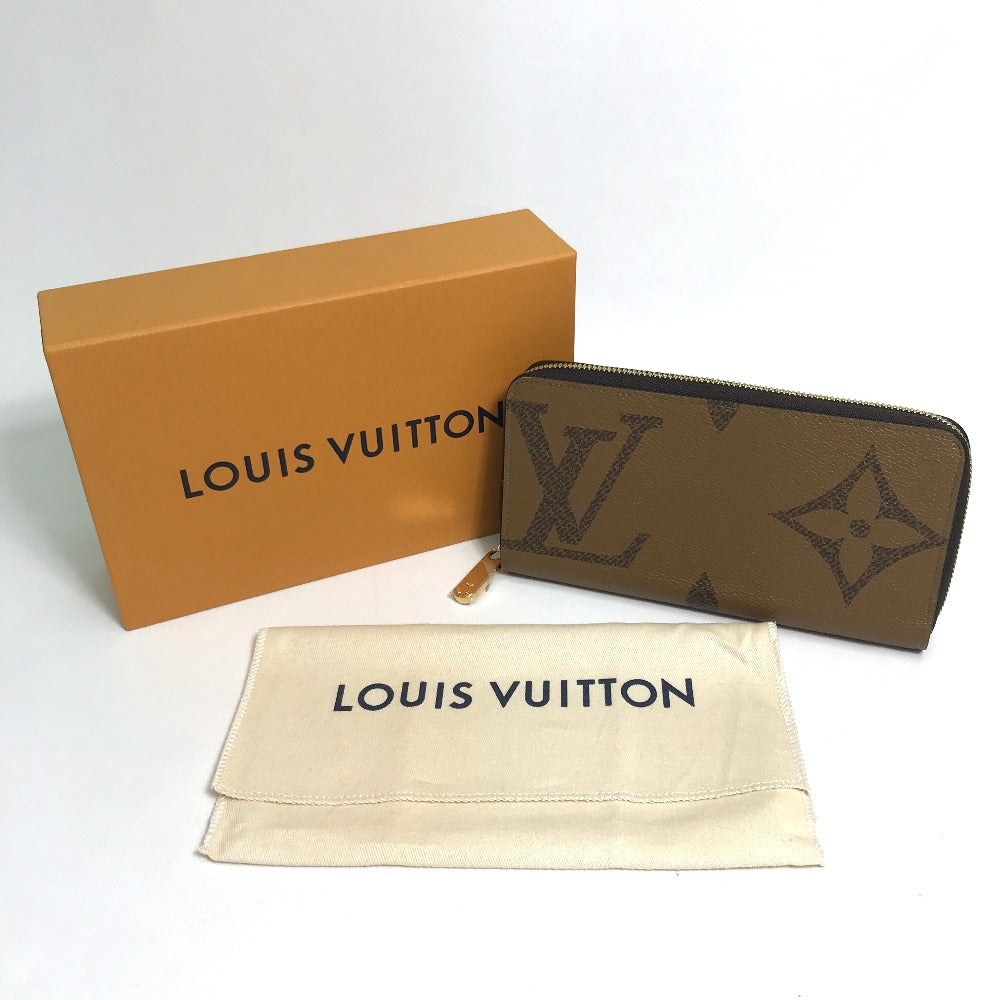 LOUIS VUITTON M69353 Monogram Giant Zippy Wallet, Monogram Giant Canvas, Women's, Brown