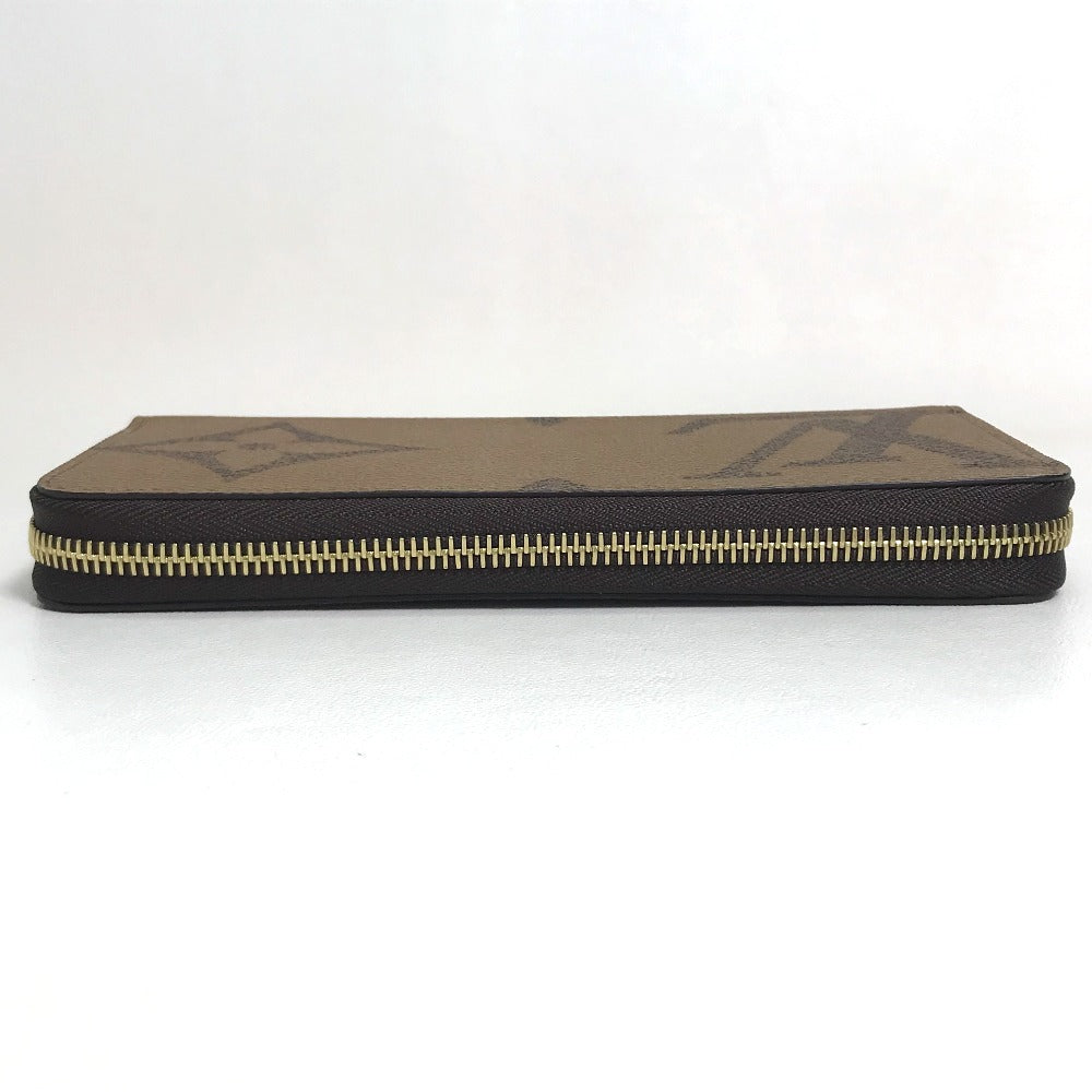 LOUIS VUITTON M69353 Monogram Giant Zippy Wallet, Monogram Giant Canvas, Women's, Brown