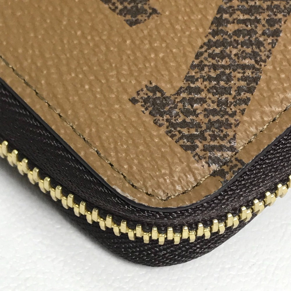 LOUIS VUITTON M69353 Monogram Giant Zippy Wallet, Monogram Giant Canvas, Women's, Brown
