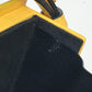 FENDI 7VA520 Logo Box-Shaped Horizontal Shoulder Bag, 2020AW, Leather, Men's, Yellow/Black