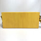 FENDI 7VA520 Logo Box-Shaped Horizontal Shoulder Bag, 2020AW, Leather, Men's, Yellow/Black