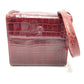 VERSACE Medusa Embossed Leather Shoulder Bag, Women's, Bordeaux