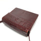 VERSACE Medusa Embossed Leather Shoulder Bag, Women's, Bordeaux