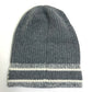 Christian Dior Logo D-White Beanie Knit Cap in Wool/Cashmere, Gray, for Women