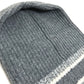 Christian Dior Logo D-White Beanie Knit Cap in Wool/Cashmere, Gray, for Women