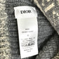 Christian Dior Logo D-White Beanie Knit Cap in Wool/Cashmere, Gray, for Women