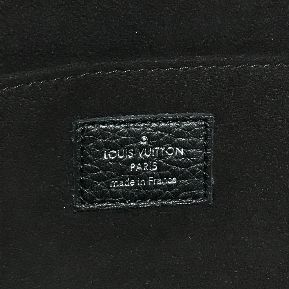 LOUIS VUITTON M67756 LV Circle Bag, Pochette, Jour GM Clutch Bag, Taurillon Leather, Men's, Noir Black