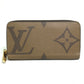 LOUIS VUITTON M69353 Monogram Giant Reverse Wallet Zippy Wallet Long Wallet Monogram Giant Canvas Women's Brown
