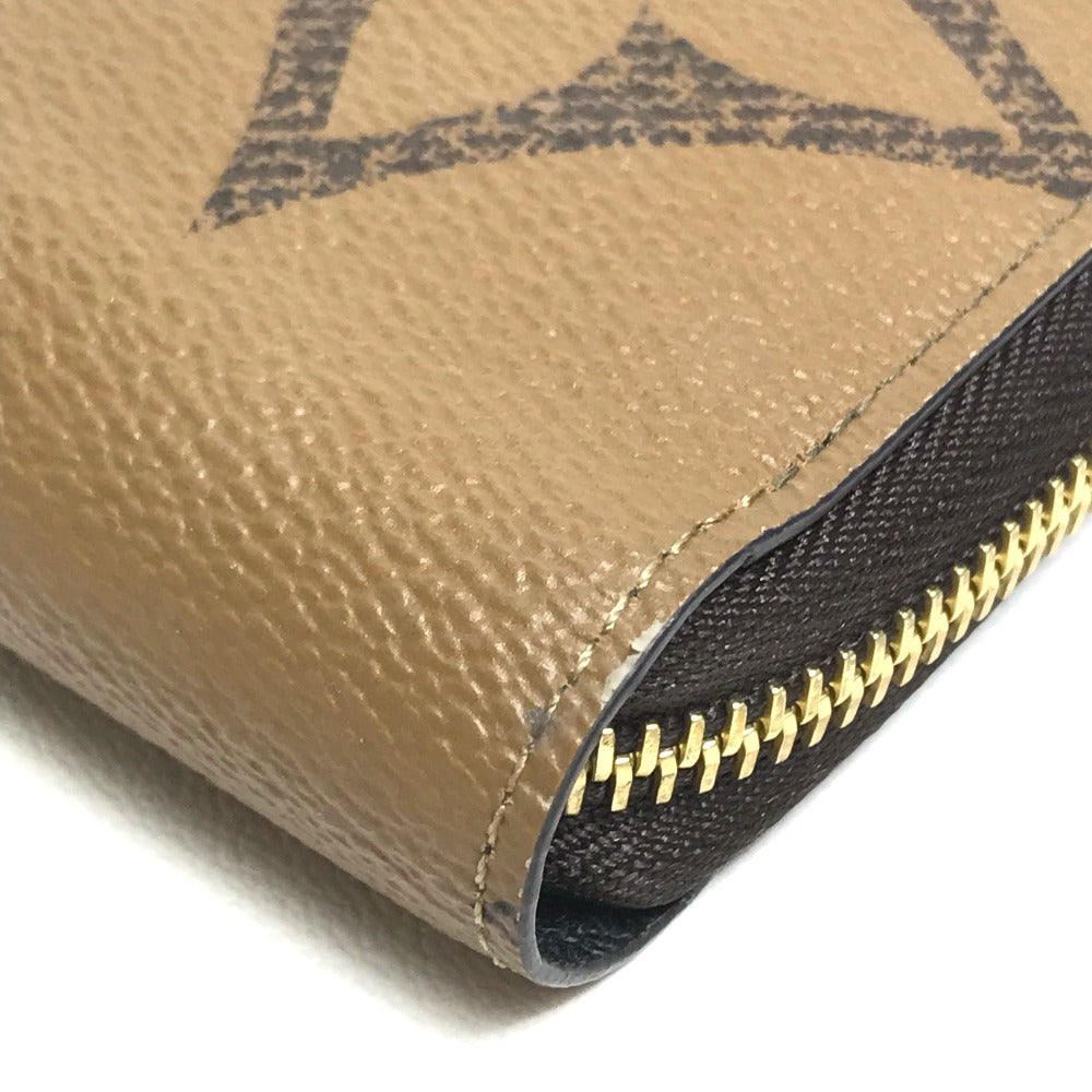 LOUIS VUITTON M69353 Monogram Giant Reverse Wallet Zippy Wallet Long Wallet Monogram Giant Canvas Women's Brown