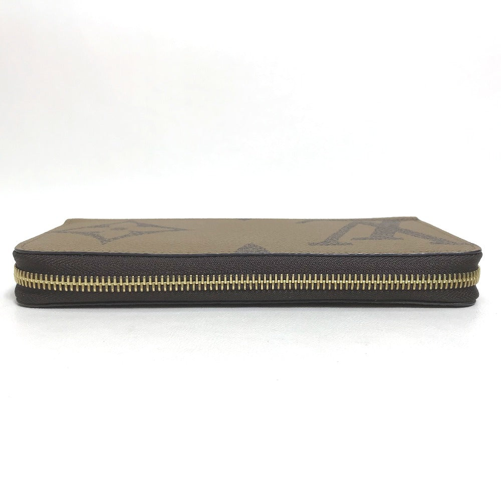 LOUIS VUITTON M69353 Monogram Giant Reverse Wallet Zippy Wallet Long Wallet Monogram Giant Canvas Women's Brown
