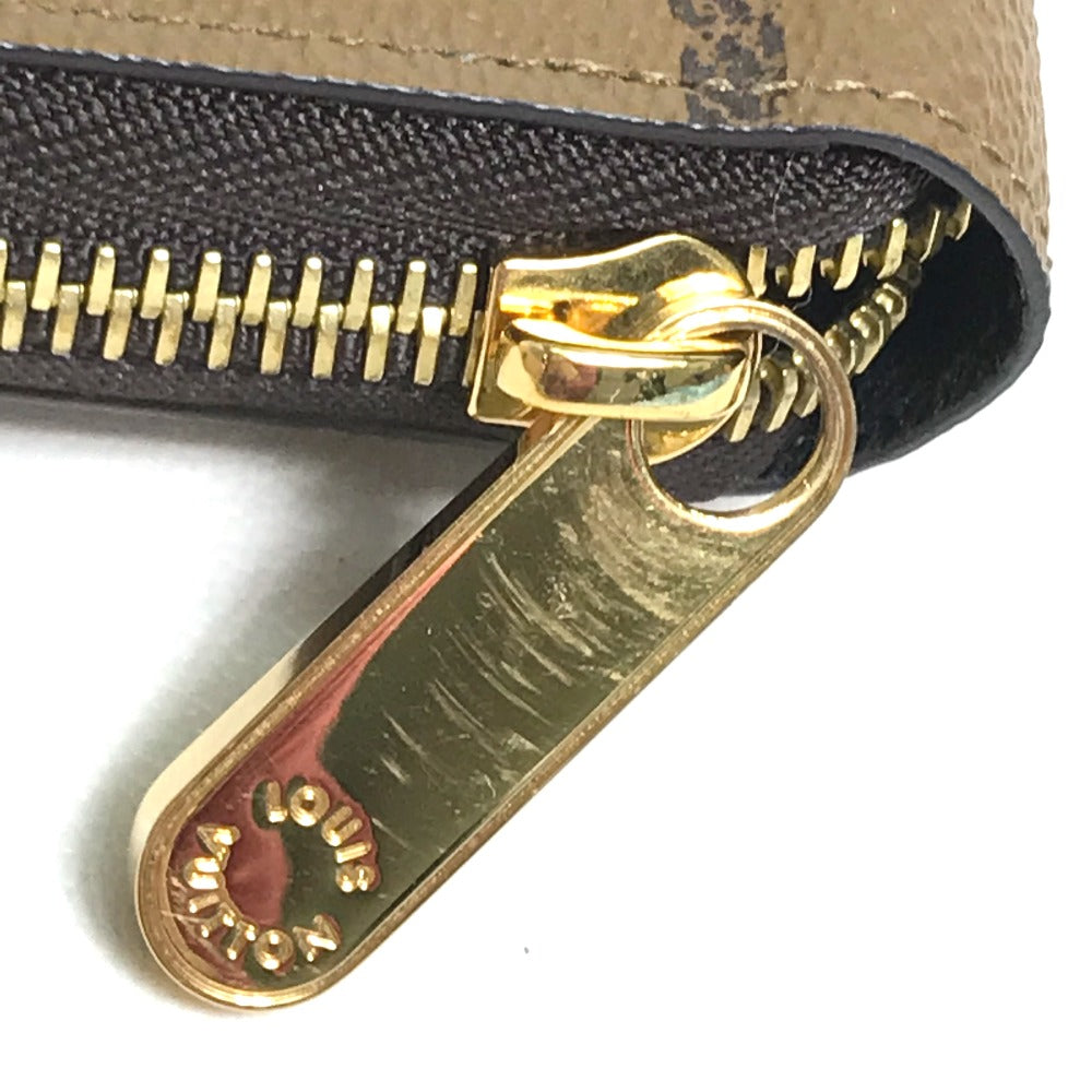 LOUIS VUITTON M69353 Monogram Giant Reverse Wallet Zippy Wallet Long Wallet Monogram Giant Canvas Women's Brown