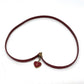 LOUIS VUITTON M6625F LV Logo Commit Bracelet, Enamel, Women's, Pomme d'Amour, Red