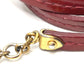 LOUIS VUITTON M6625F LV Logo Commit Bracelet, Enamel, Women's, Pomme d'Amour, Red