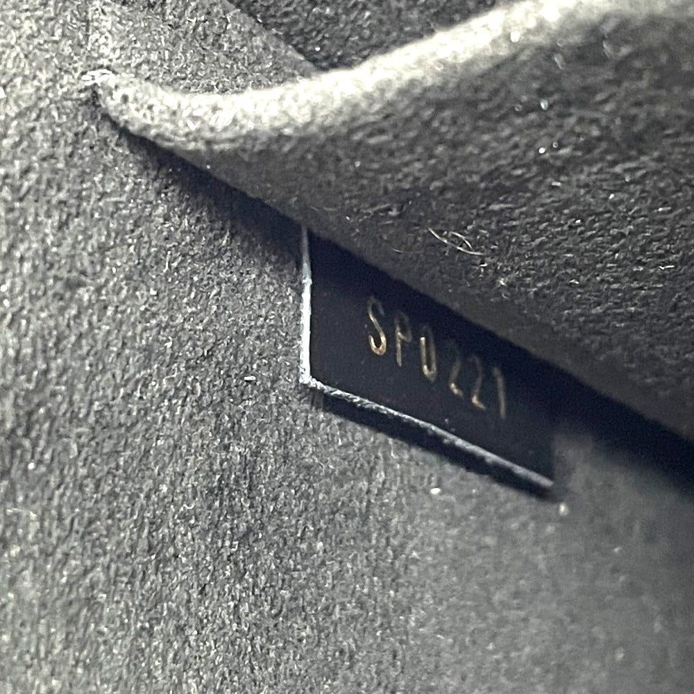 LOUIS VUITTON M80484 Monogram Jacquard Since 1854 Petite Sac Plat 2-Way Handbag, Jacquard, Women's, Black x Blue