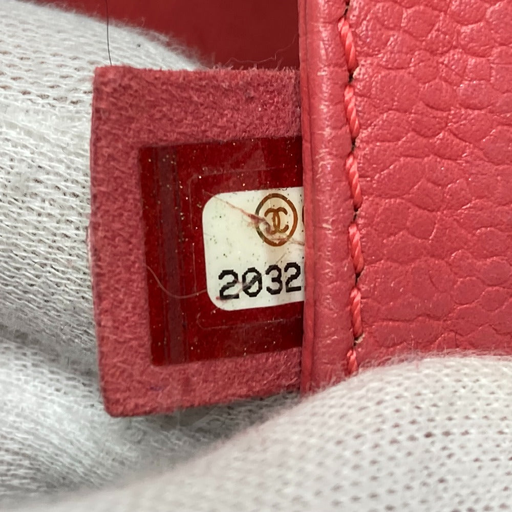 CHANEL A67921 CC ココマーク マトラッセ カバン チェーン トートバッグ キャビアスキン レディース ピンク