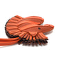 HERMES Zebra GG Savannah Strap Bag Charm by Anjo Milo Women's Cornelian/Orange Poppy/Rouge Serie Orange