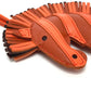 HERMES Zebra GG Savannah Strap Bag Charm by Anjo Milo Women's Cornelian/Orange Poppy/Rouge Serie Orange