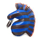 HERMES Zebra GG Savannah Strap Bag Charm by Anjou Milo Women's Blue France/Rouge Serie/Terre Bateau Blue