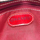 CHANEL CCココマーク マトラッセ ギンガムチェック カバン 肩掛け トートバッグ ショルダーバッグ キャンバス レディース レッド×ホワイト