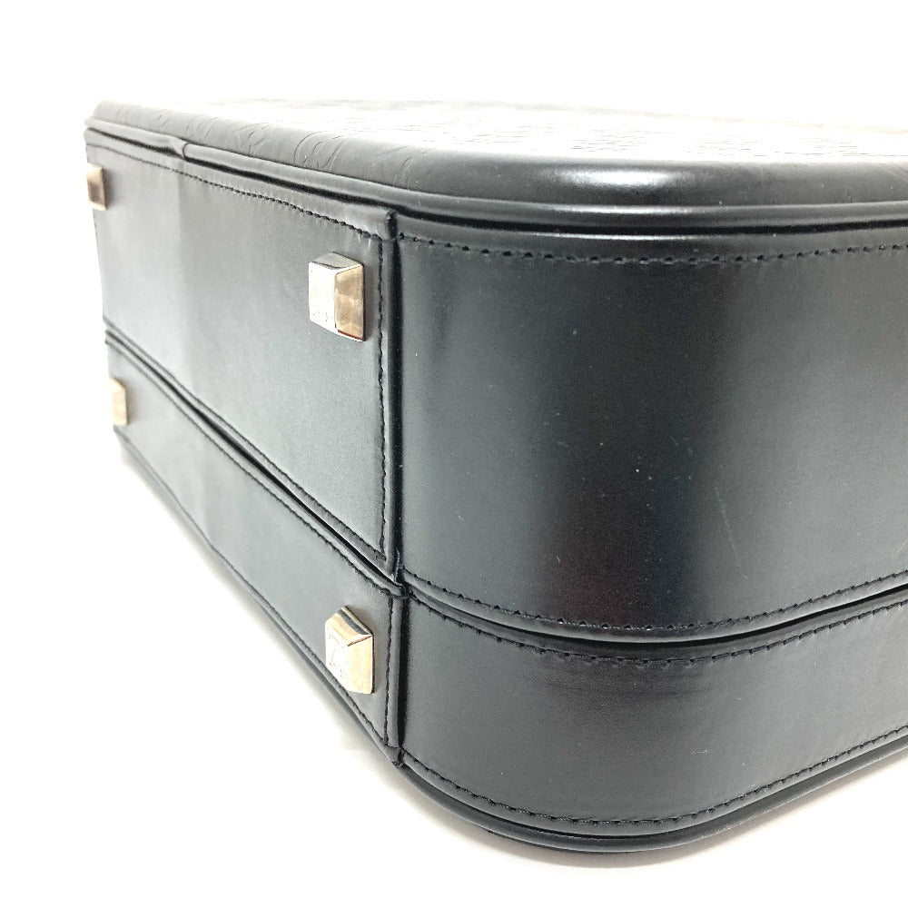 LOUIS VUITTON M92234 Monogram Glace Valisette MM Trunk Handbag in Monogram Glace Leather, Men's, Noir Black