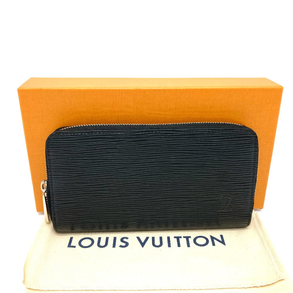 LOUIS VUITTON M64838 Epi Zippy Wallet Round Zipper Long Wallet Epi Leather Unisex Noir
