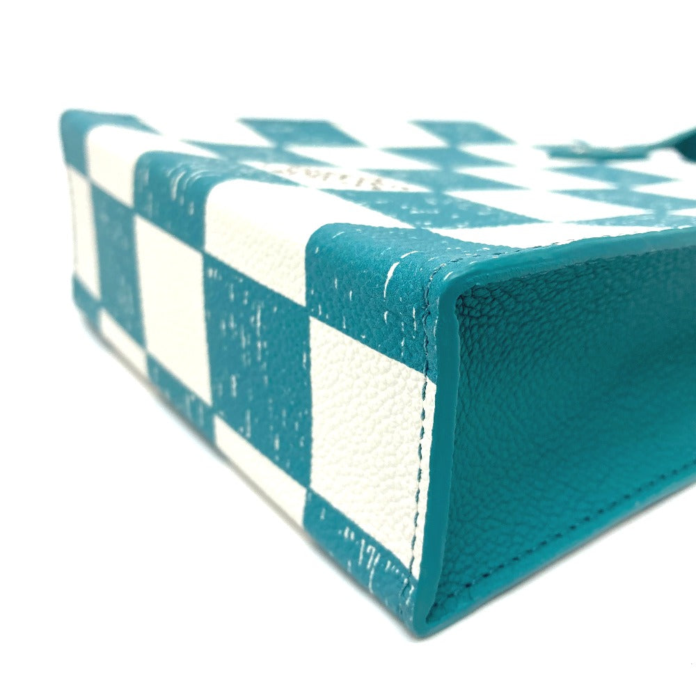 LOUIS VUITTON N60495 ダミエチェッカーボード サックプラＸＳ  カバン 2WAYバッグ ハンドバッグ 縦型 ショルダーバッグ レザー レディース ターコイズ ブルー系 - brandshop-reference