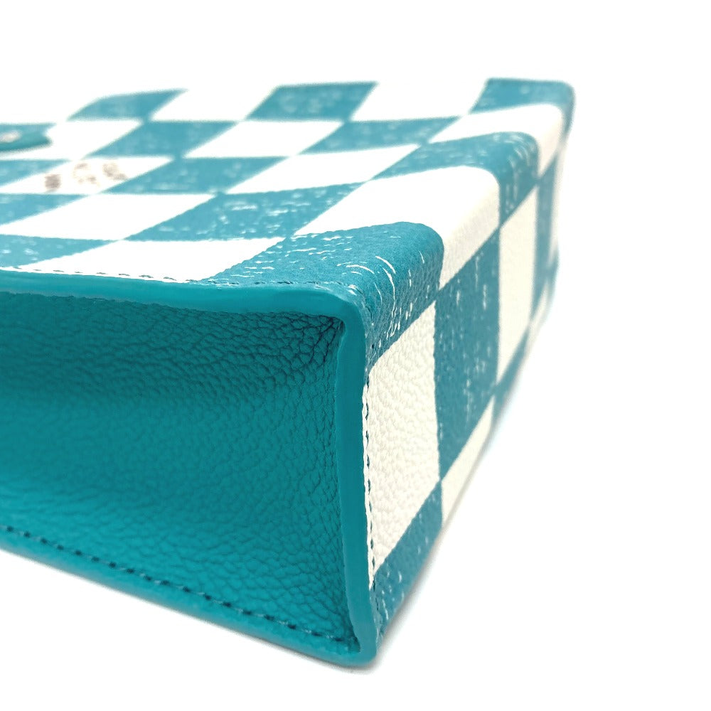 LOUIS VUITTON N60495 ダミエチェッカーボード サックプラＸＳ  カバン 2WAYバッグ ハンドバッグ 縦型 ショルダーバッグ レザー レディース ターコイズ ブルー系 - brandshop-reference