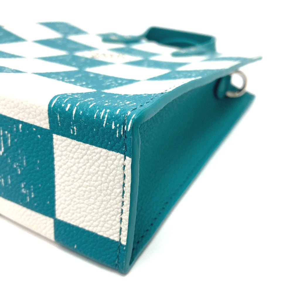 LOUIS VUITTON N60495 ダミエチェッカーボード サックプラＸＳ  カバン 2WAYバッグ ハンドバッグ 縦型 ショルダーバッグ レザー レディース ターコイズ ブルー系 - brandshop-reference