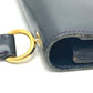 Christian Dior Trotter Vintage Handbag/Shoulder Bag, Leather, Women's, Navy