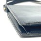 Christian Dior Trotter Vintage Handbag/Shoulder Bag, Leather, Women's, Navy