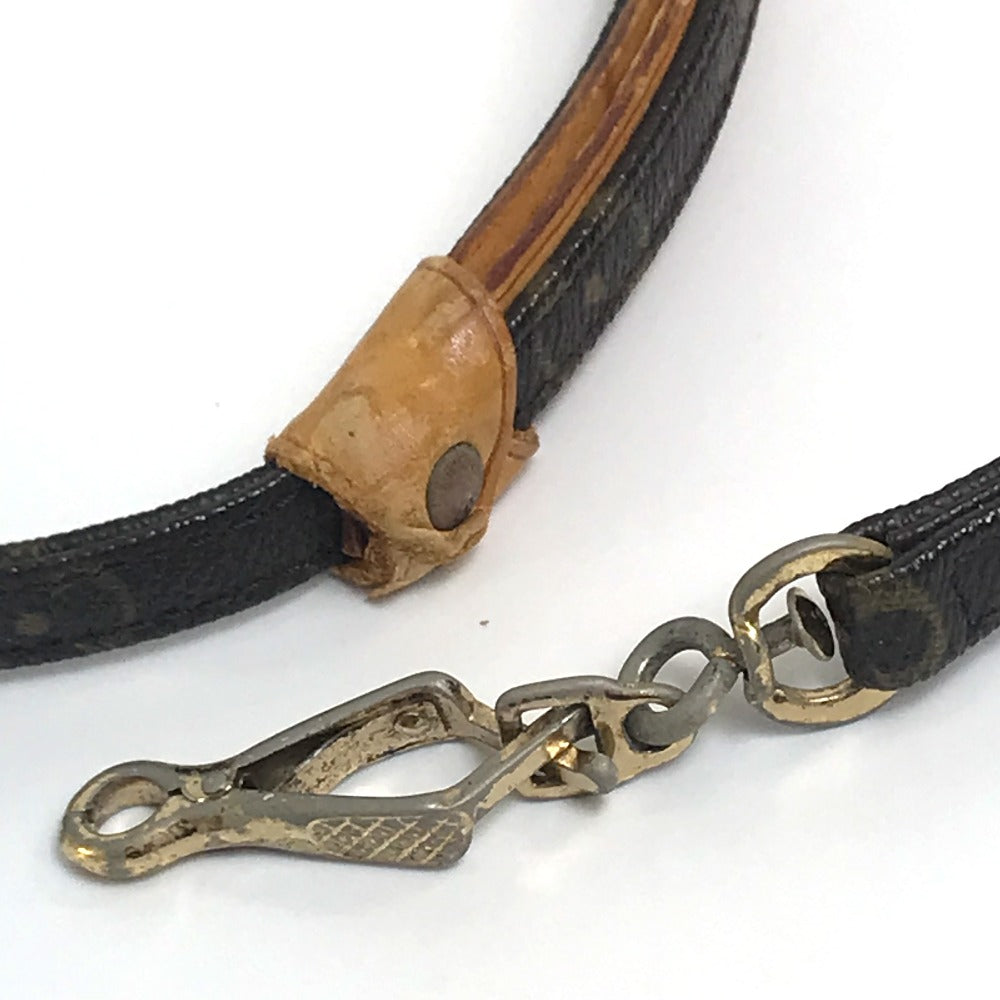 LOUIS VUITTON M58072-M58056 Monogram Collier Baxter/Less Baxter MM Collar for Small Dogs, Monogram Canvas, Unisex, Brown