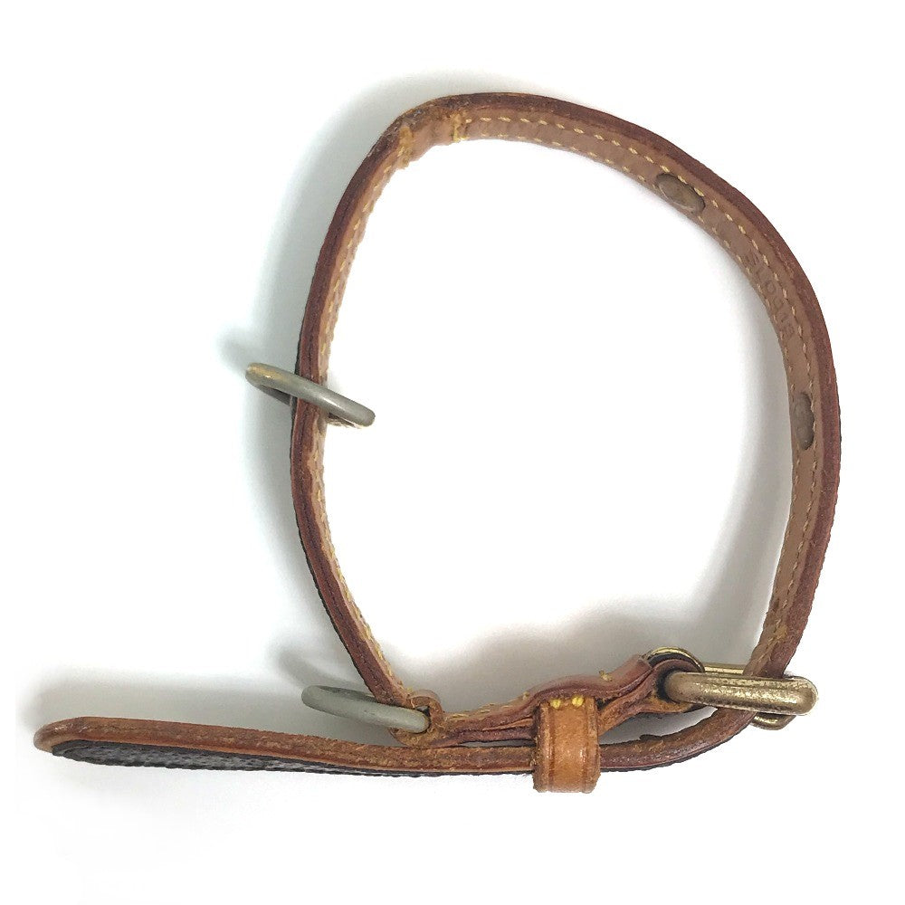 LOUIS VUITTON M58072-M58056 Monogram Collier Baxter/Less Baxter MM Collar for Small Dogs, Monogram Canvas, Unisex, Brown