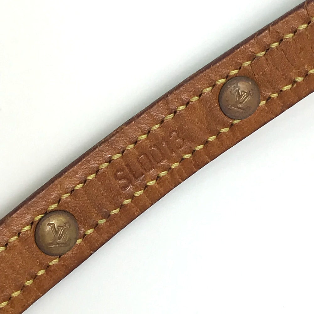 LOUIS VUITTON M58072-M58056 Monogram Collier Baxter/Less Baxter MM Collar for Small Dogs, Monogram Canvas, Unisex, Brown