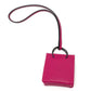 HERMES Shopper Sac Orange Bag Accessory Bag Charm Anjo Miro Women's Rose Mexico