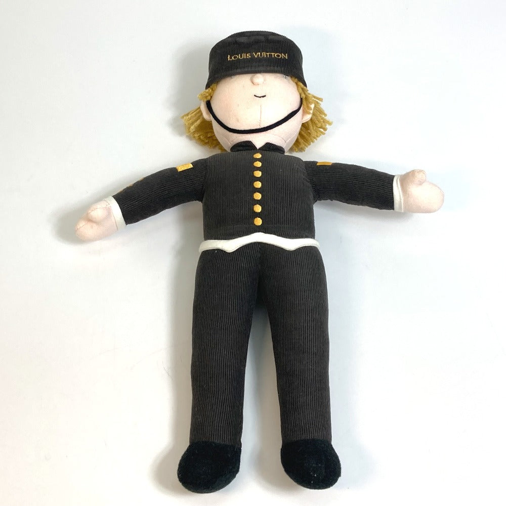 LOUIS VUITTON Bellboy Groom Plush Toy Doll, 2013 Limited Edition, Cotton, Unisex, Brown